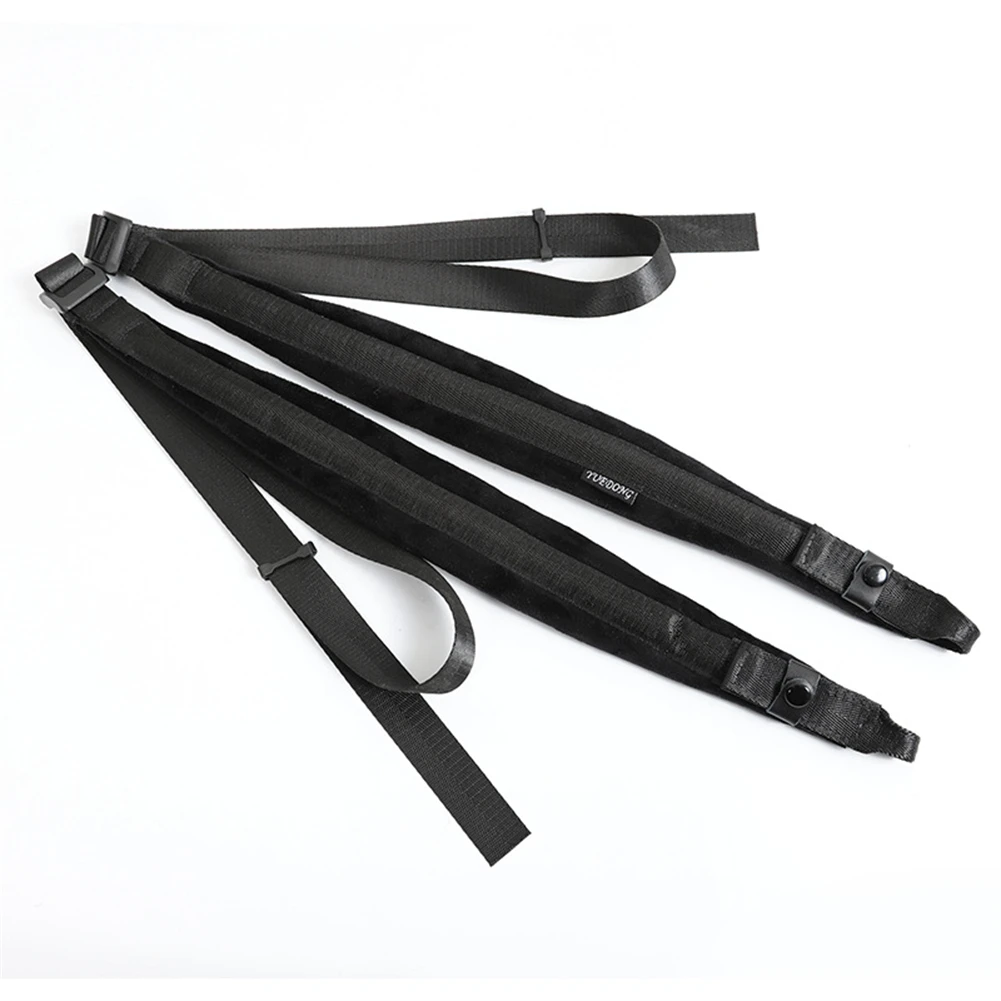 

1 Pair Nylon Accordion Shoulder Strap Soft For 8-120 Bass Accordions Black 154cm Adjustable Bass Musical Instruments Straps