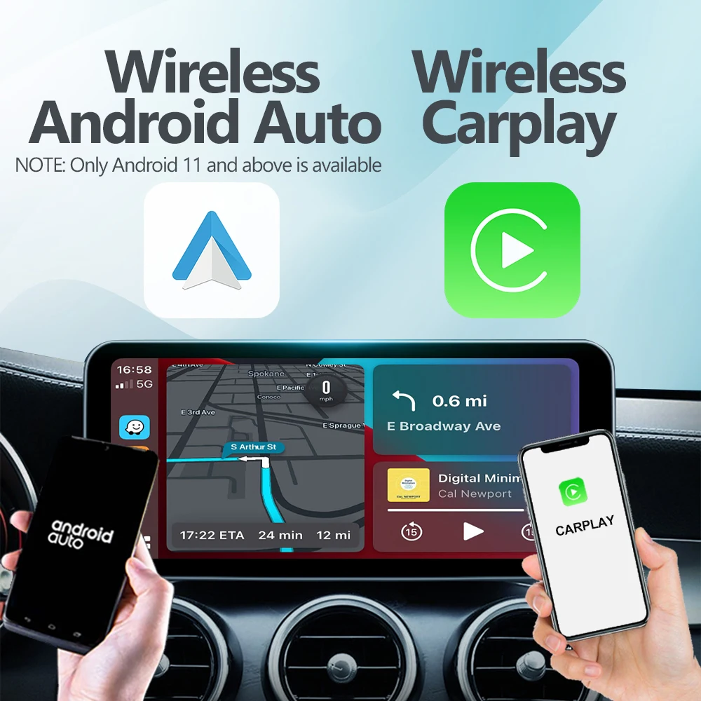 Для Mercedes Benz E Class W212 2009-2016 10 25 дюйма Android 13 Поддержка 360 Камера Автомобильный Raido