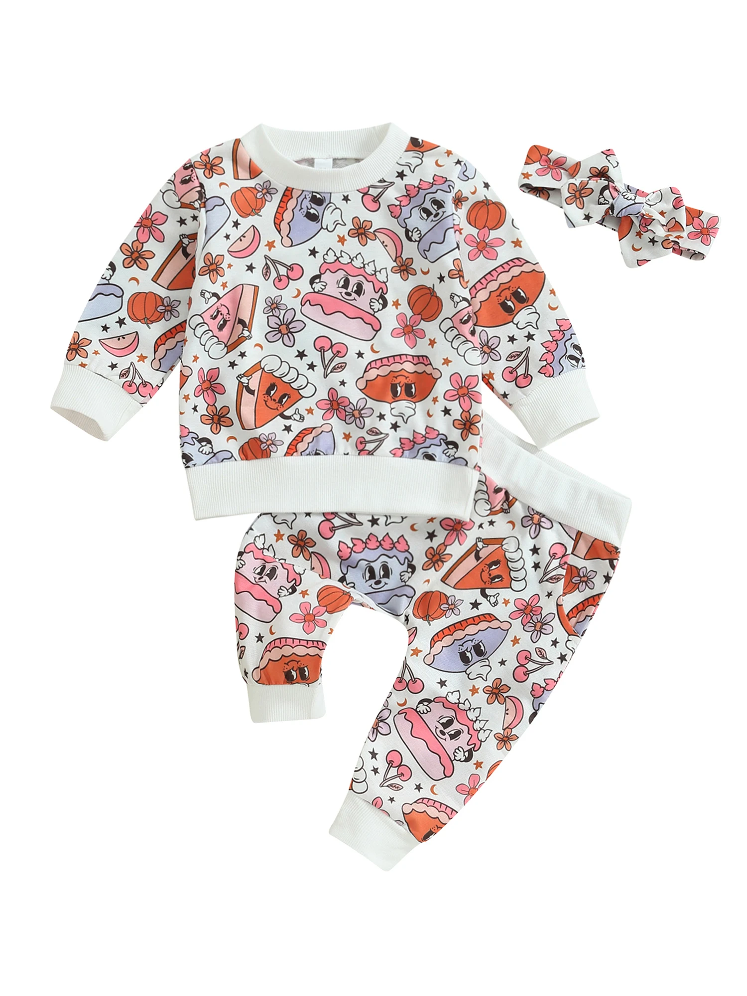 

Spooky Cute Halloween Baby Outfit Set with Pumpkin Crewneck Sweatshirt and Pants for Toddler Boys and Girls - Perfect Newborn