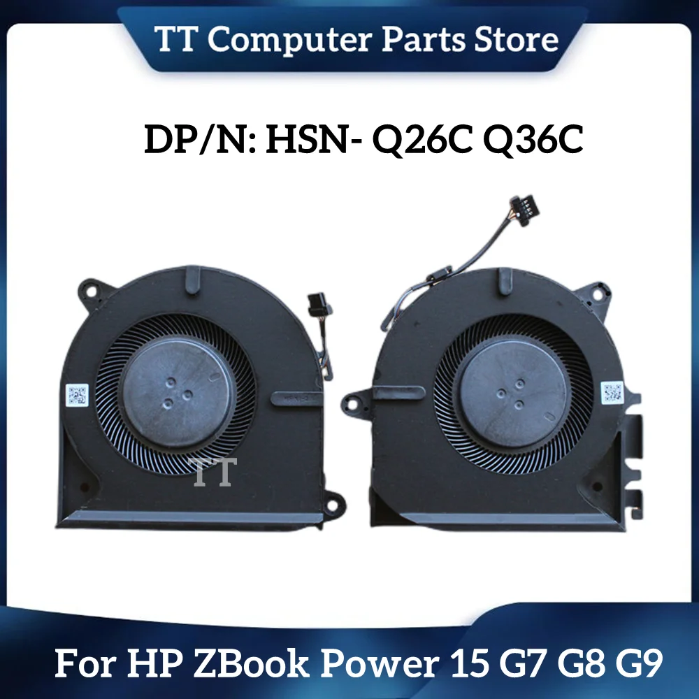 

Охлаждающий вентилятор TT для ноутбука, ЦП, графического процессора, Φ DC5V 2,50 W для HP ZBook Power 15 G7 G8 G9 HSN- Q26C