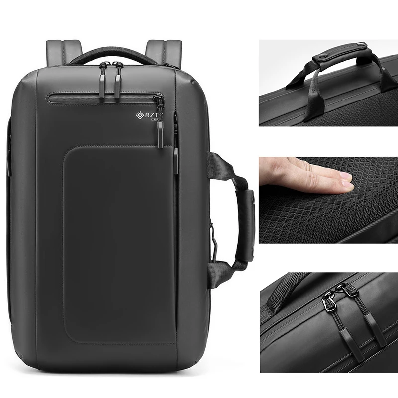 

Men Business 14.6 Inch Laptop Notebook Backpack Multifunction Travel Bag School Crossbody Large Capacity Pack for Male Female