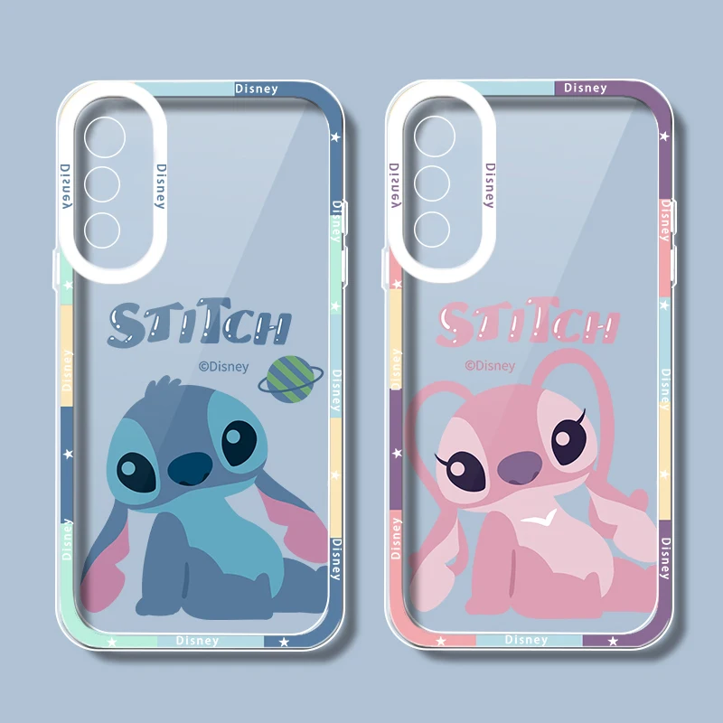 

Disney Stitch Soft Silicone Case for Samsung Galaxy S22 Ultra S21 FE S20 S10 Plus Note 20 10 A32 A52S A52 A72 A13 A23 Clear Etui