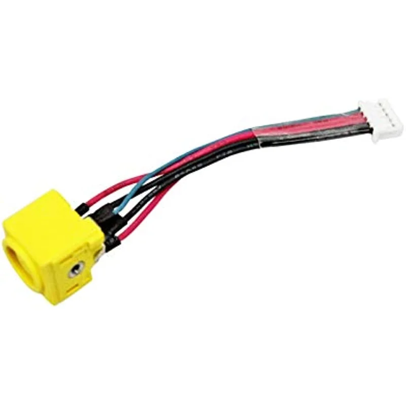 

DC in Power Jack with Cable Socket Plug Charging Port Replacement for Lenovo ThinkPad T410 T410i T420 T420i T430 T430i OB41319