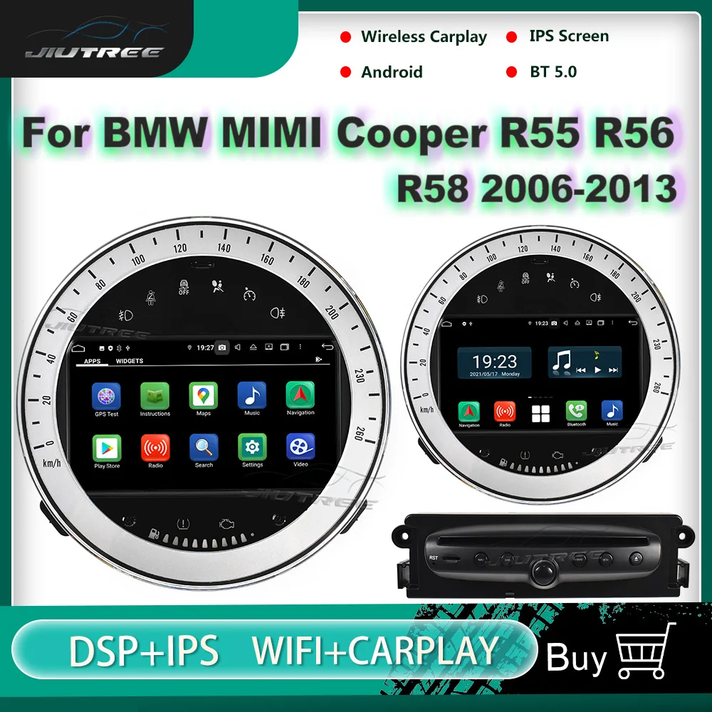 

Android 10.0 Car Radio For BMW MINI Cooper R55 R56 R58 2006 - 2013 Multimedia Player GPS Navigation Auto Radio Stereo Receiver