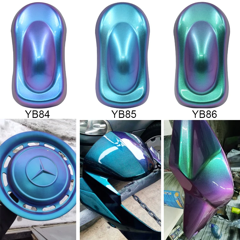 

YB81 пудра Хамелеон покрытие Хамелеон пигмент для автомобильного искусства Ремесла ногтей сменный