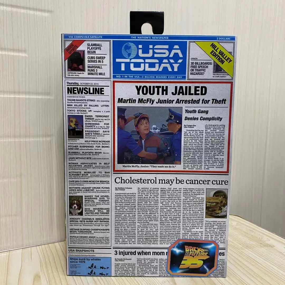 NECA Назад в будущее с доктором Милт Брауном 7 дюймов передвижной |