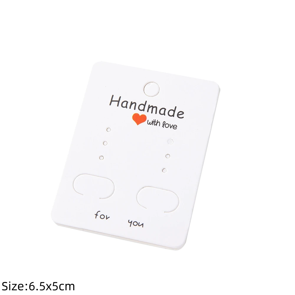 

Картонные карты для сережек 50 шт.