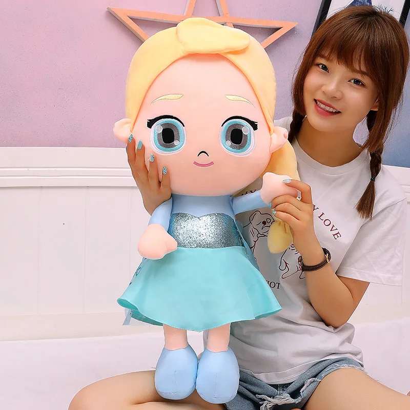 Disney аниме мультфильм Холодное сердце Романтика Принцесса Анна плюшевая игрушка