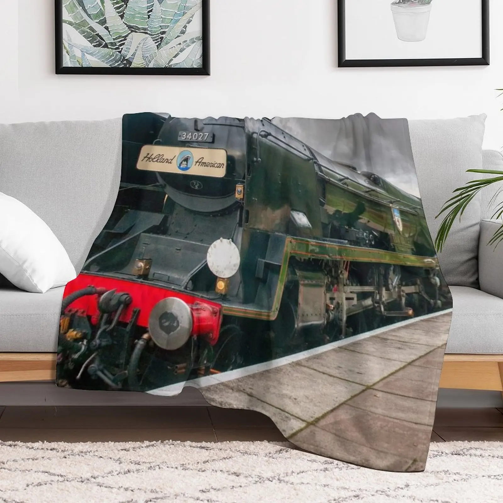 The Boat Train - 34027 Одеяло Taw Valley для детских причесок Очень большие одеяла