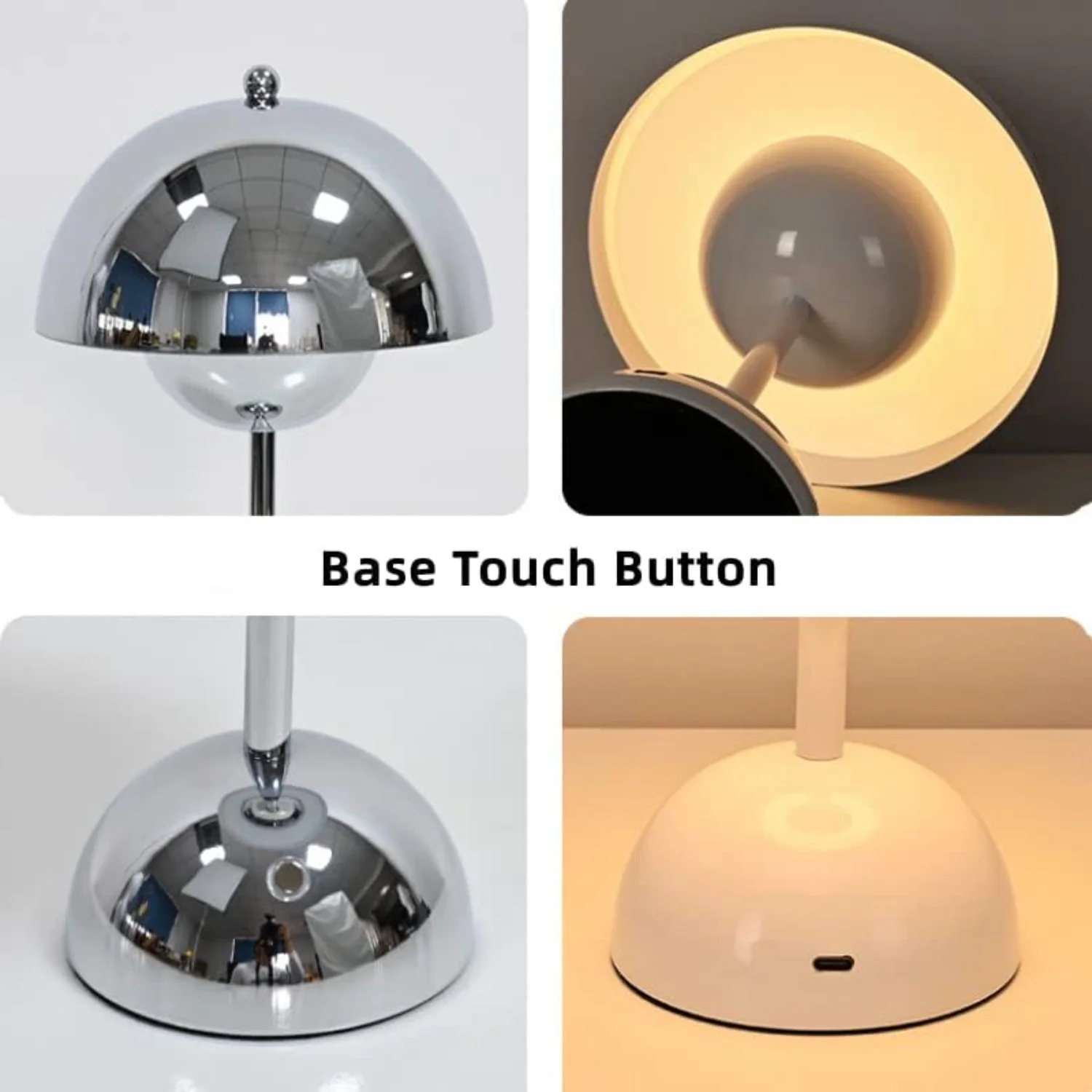 Светодиодная настольная лампа с сенсорным управлением для цветочного горшка