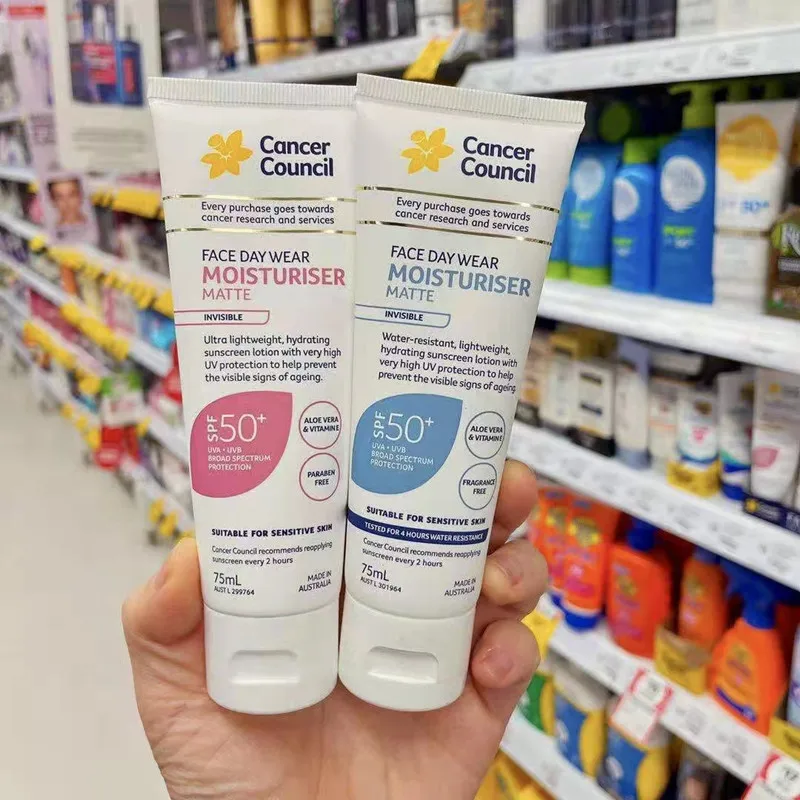 

75ml CancerCouncil Australia Sunscreen spf50 Beauty Women's Face Isolation Milk UV Protection Refreshing Non-greasy