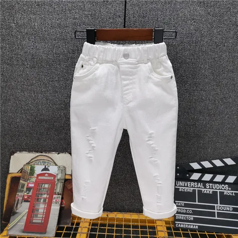 Белые брюки для мальчика - купить недорого