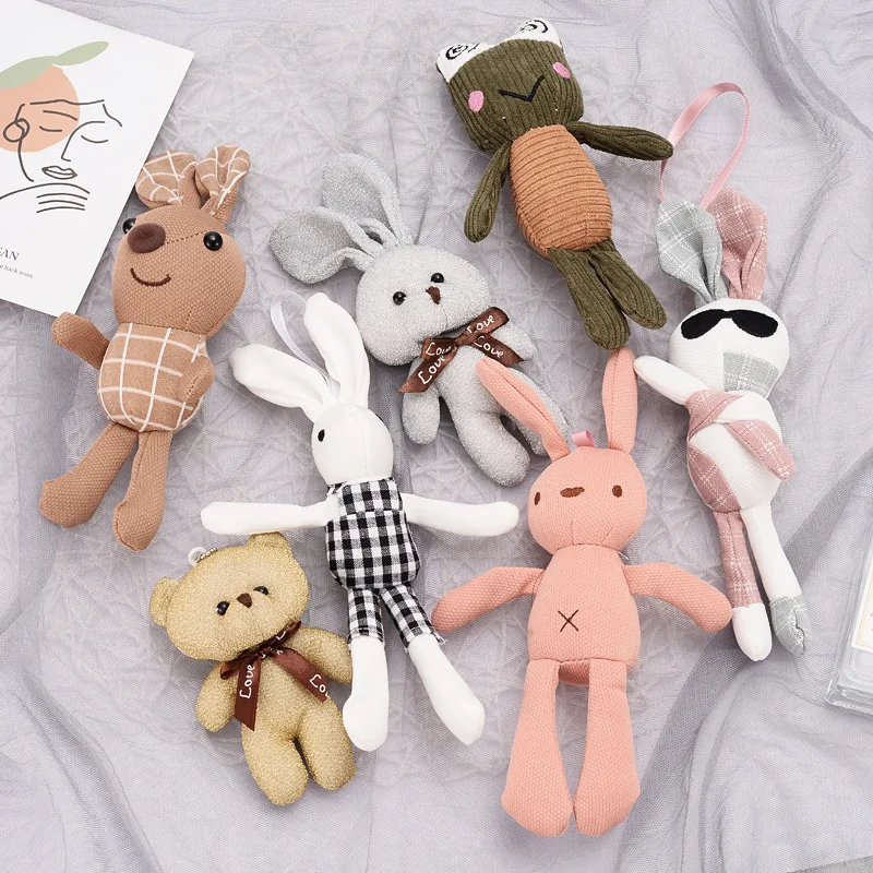 

Popular on Internet Bag Doll Pendant Cute Doll Cute Rabbit Plush Key Chain Bag Ornaments Fashion anime keychain accessories