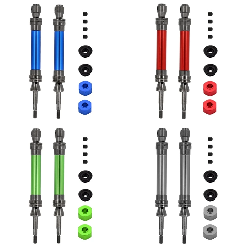 

Стальной задний приводной вал Driveshaft CVD 6852R для 1/10 Traxxas Slash 2WD VXL 4X4, нержавеющий станок, запчасти для модификации радиоуправляемых автомобилей, 2 шт.