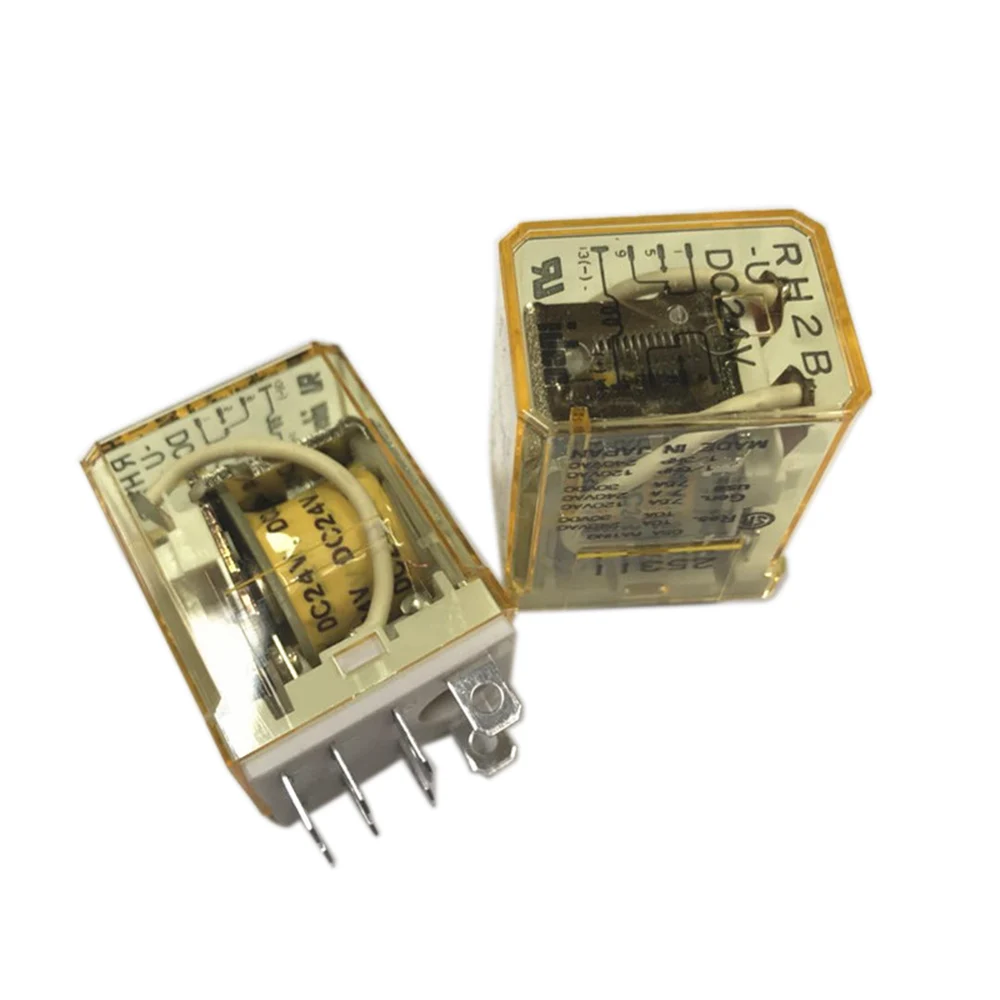 

RH2B-U-DC24V новое оригинальное 8-контактное реле 10 А 2 Открытое 2 закрытое 24 В