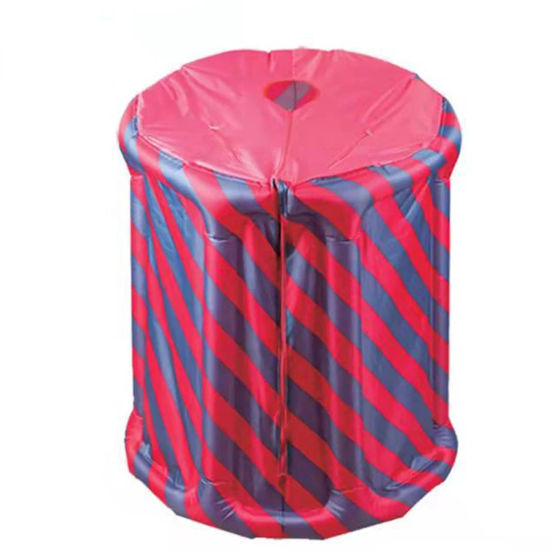 

Inflatable Fumigating Barrel Household Sweat Steam Box Folding Sauna Case for Spa