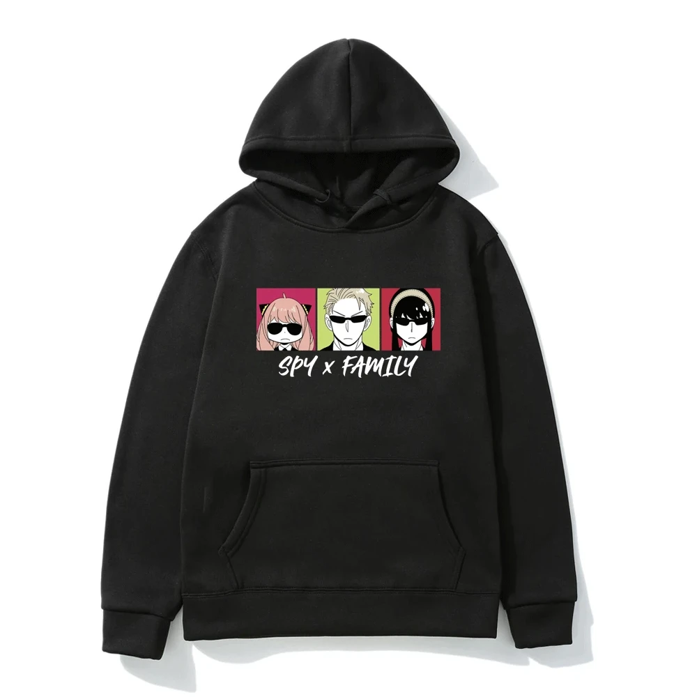 

Fashion Manga Spy X Family Hoodies Cartoon Anya Classic Anime Pullovers Sweatshirt for Teens Winter Clothes Men Women Hoodie
