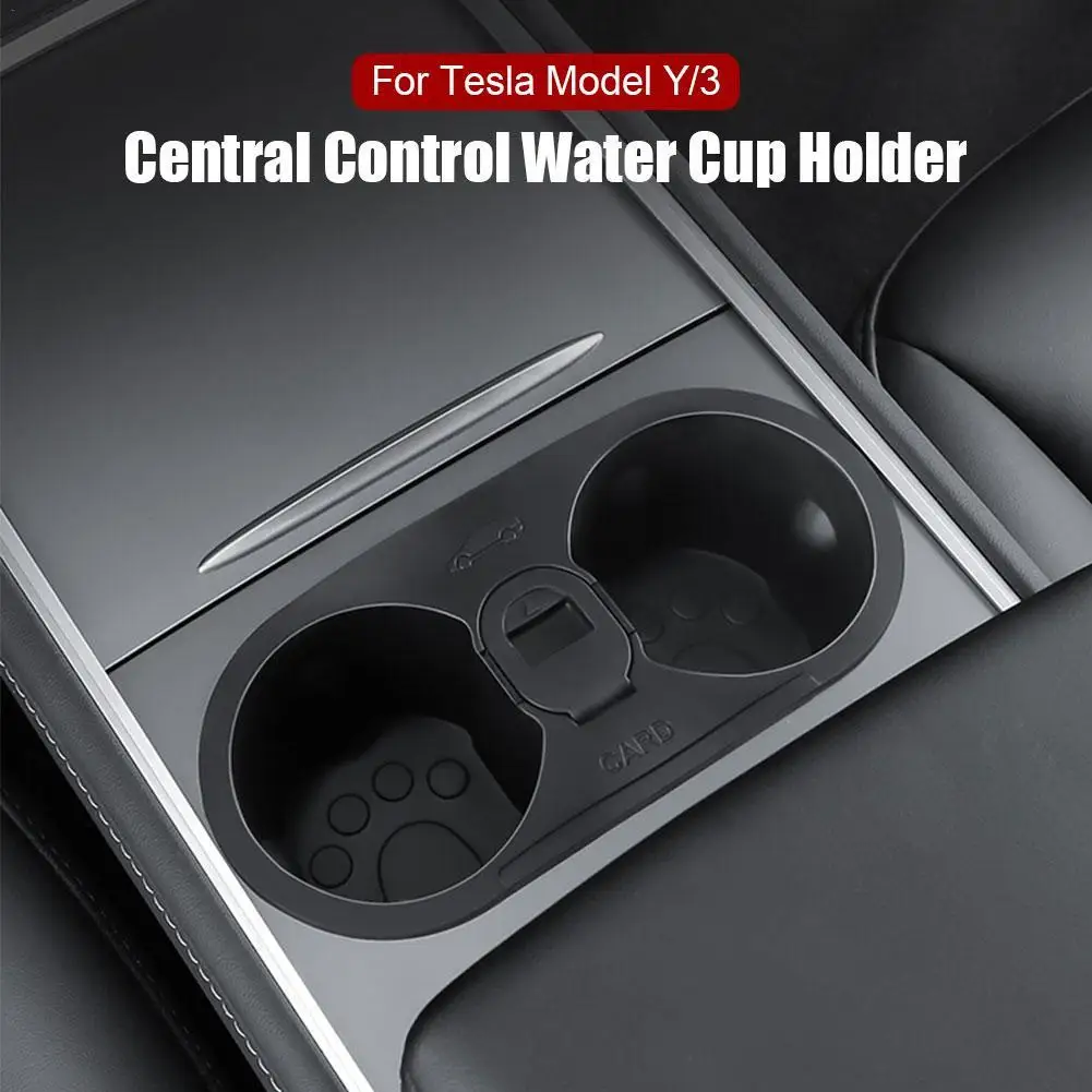 

for Tesla Model 3 Model Y Water Cup Holder Stand Bracket for Tesla 2021 Model3 Ashtray ModelY Central Control Accessories