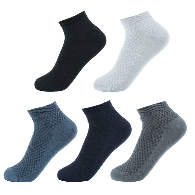 

3 пары/Лот, новые летние мужские хлопковые носки, упаковка, деловые короткие дышащие подарки для мужчин, деловой дезодорант, Размеры ЕС 39-43