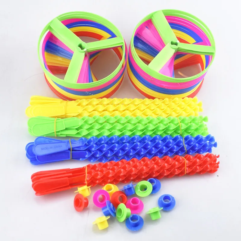 

5/10PCS Novelty Toys Wholesale Flying Fairy Flying Saucer UFO Flying Wheel Flying Gyro Hand Made Bamboo Dragonfly Gift