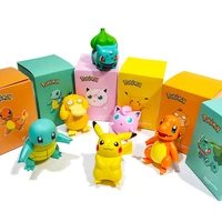 pokemon figures toys pikachu charmander psyduck squirtle jigglypuff bulbasaur anime figures toys model kawaii for children gifts