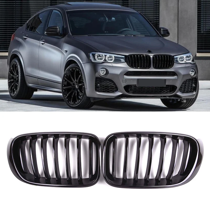 

Решетки для BMW, Сменные решетки для BMW X3, X4, F25, F26, 14-17, 1 пара