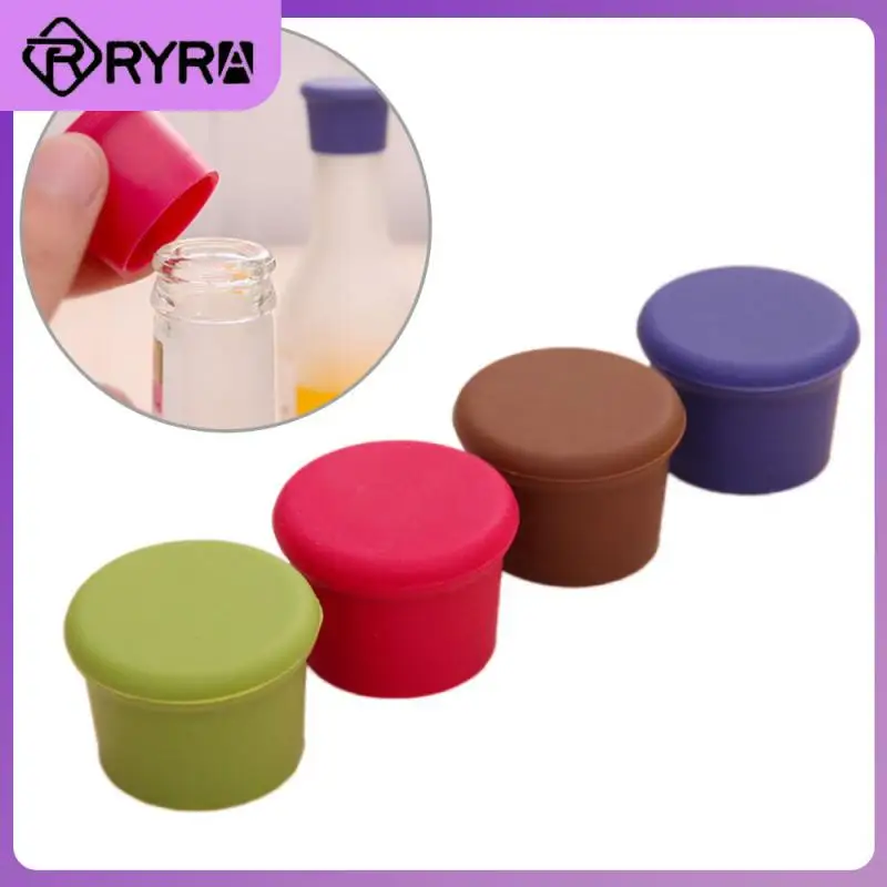 

2/4/5PCS Cork Bottle Stopper Leak Free Keep Fresh Bottle Sealers Wine Champagne Flexible Bar Tools Beverage Closures Strong Seal