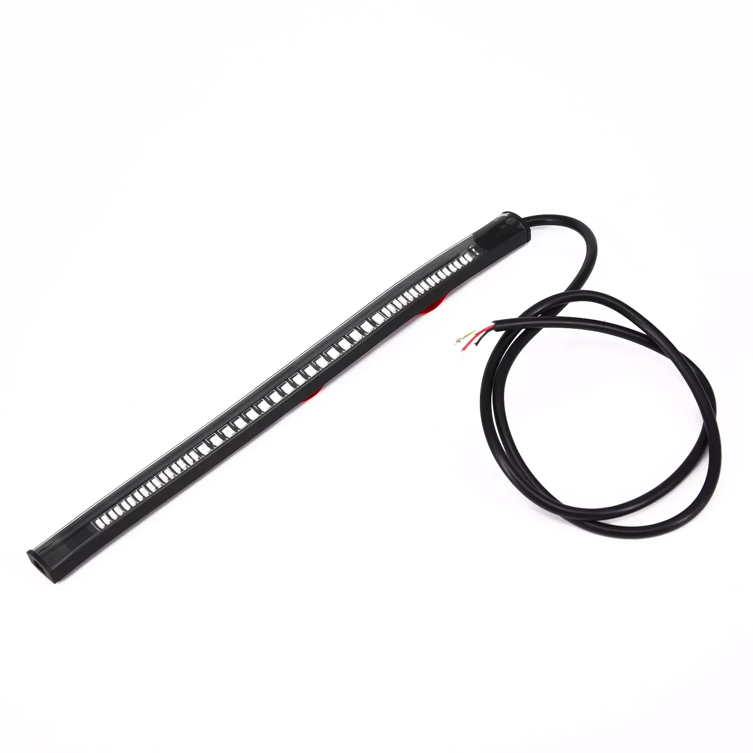 

Red And Yellow 48SMD Light Bar Red Light + Amber Light Motorcycle LED Tail Light Turn Signal Bar Brake Turn Signal License Plate