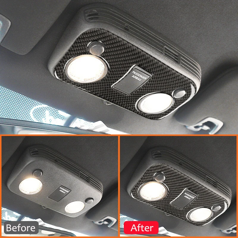 Чехол для автомобильной крыши из углеродного волокна лампа обшивка рамка Ford Mustang