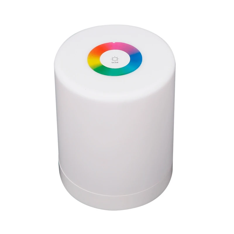 

Led Press Control Night Light Induction Dimmer Lamp Smart Bedside Lamp Dimmable Rgb Color Change Rechargeable Smart