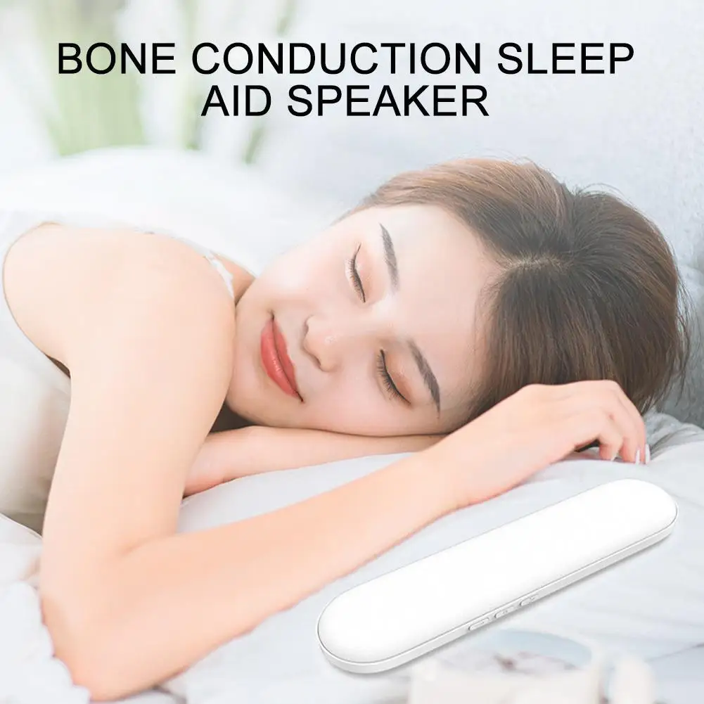 

Bone Conduction Sleep Bluetooth-compatible Music Speaker Stereo Bass Wireless Portable Kids MP3 Music Box Sleeping Aid For Tik
