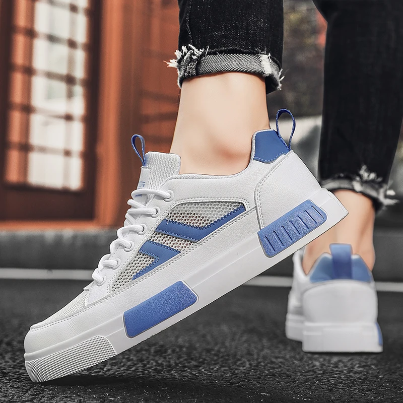 

Casual Fashion All-match Men's Flat Shoes Mesh Breathable Summer New Men's Outdoor Comfortable Sports Shoes Shock Absorption