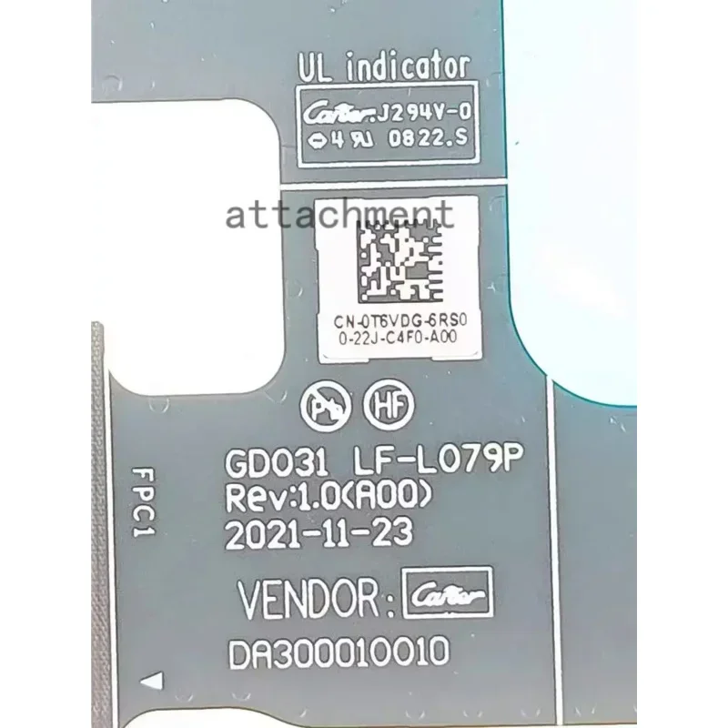 Кабель OLED для ноутбука Dell XPS 13 plus 9320 XMSJ