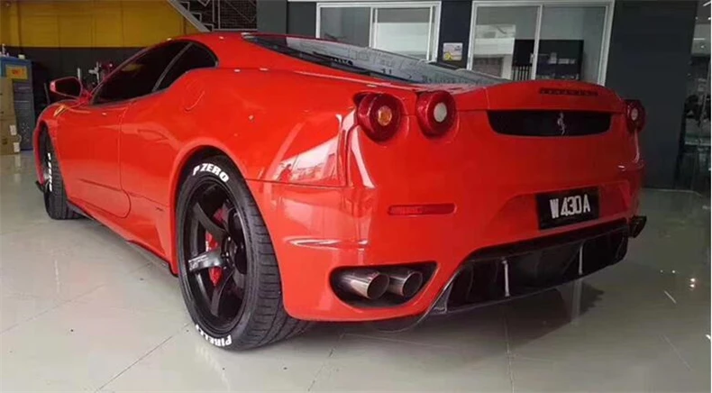 Комплект из юбки и спойлера ДЛЯ Ferrari 430 настоящего углеродного волокна