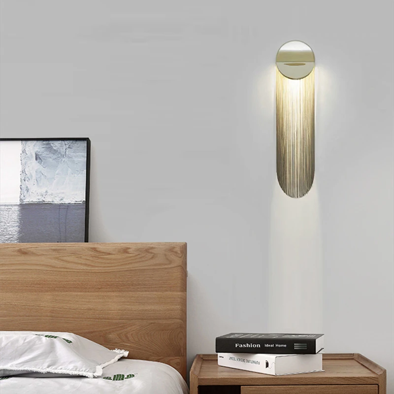 Новая итальянская золотистая/Серебристая настенная лампа Atlantis для спальни