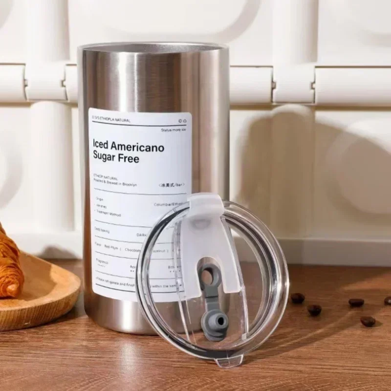 350/600 мл кофейная чашка с изоляцией холодной лампой простая офисная портативная