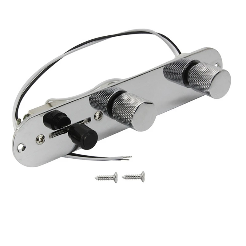 

New Upgrade Guitar Prewired Control Plate 3 Way Toggle Switch For Telecaster Guitar Electric Guitar Replacement Parts