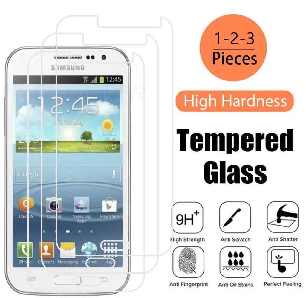 

Для Samsung Galaxy Win Duos i8552 Женская защита для экрана i8552 i8550 9H Закаленное стекло пленка защитный чехол