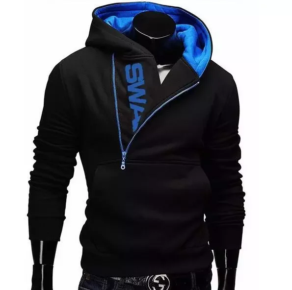 

2023New Autumn winter Fleece Cardigan Hoodie Jacket Fashion Brand Hoodies Men Casual Slim Sweatshirt Men Sportswear Zipper Hoodi