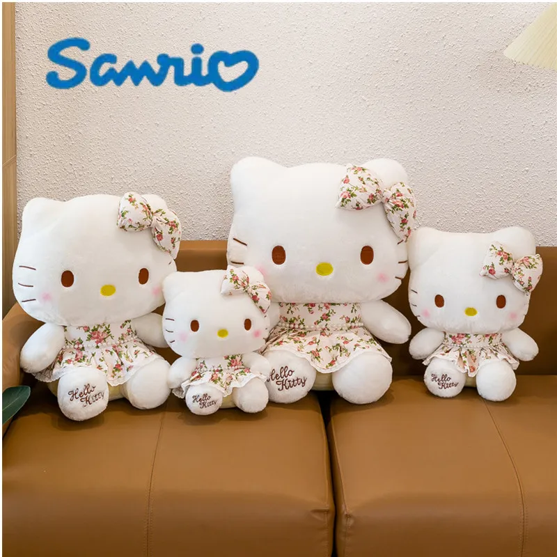 

Новинка от Sanrio, искусственная кукла Hello Kitty, украшение для дома, детский подарок на день рождения