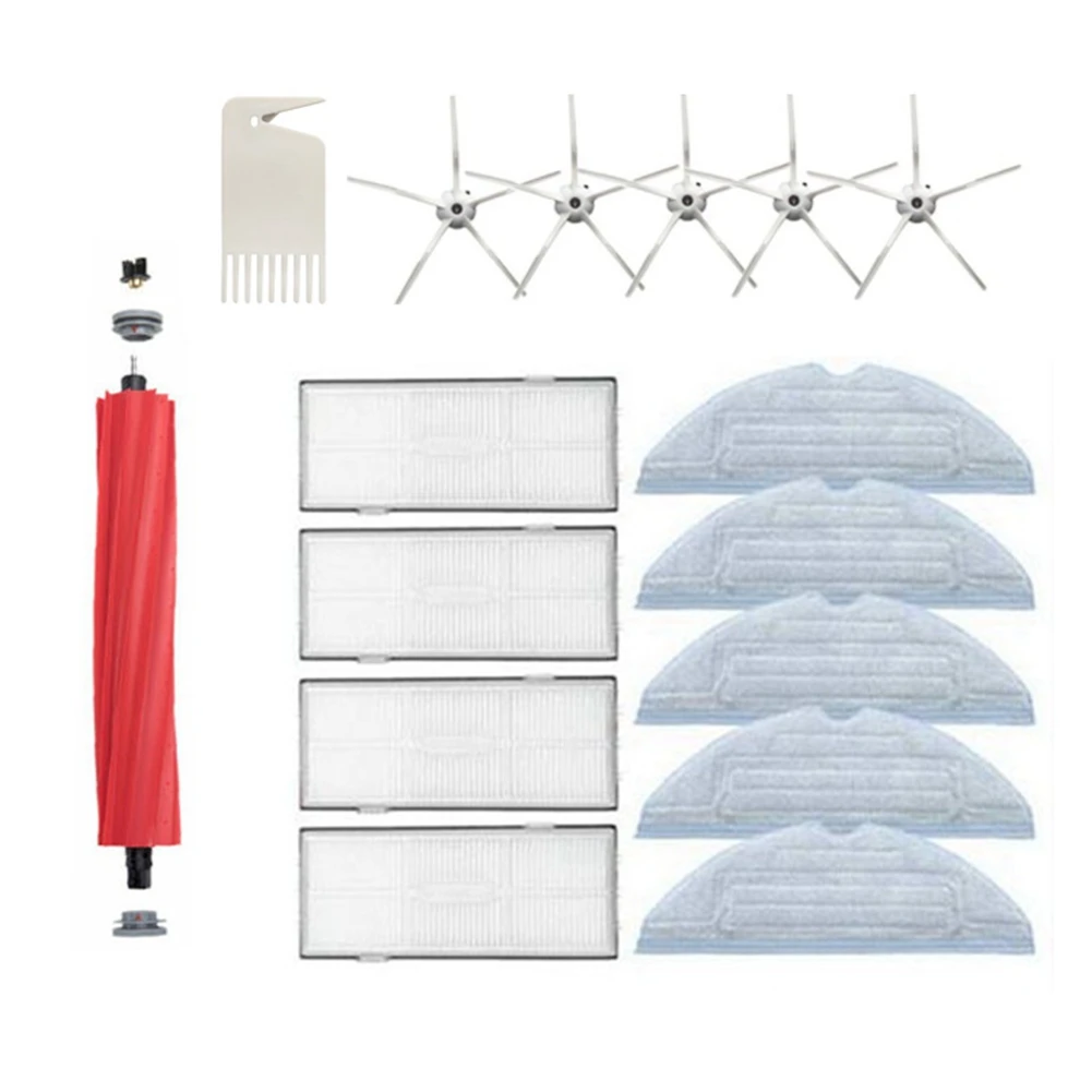 

Запчасти для пылесоса Xiaomi Roborock S7 T7S T7Plus, основная и боковая щетки, Hepa фильтр, аксессуары