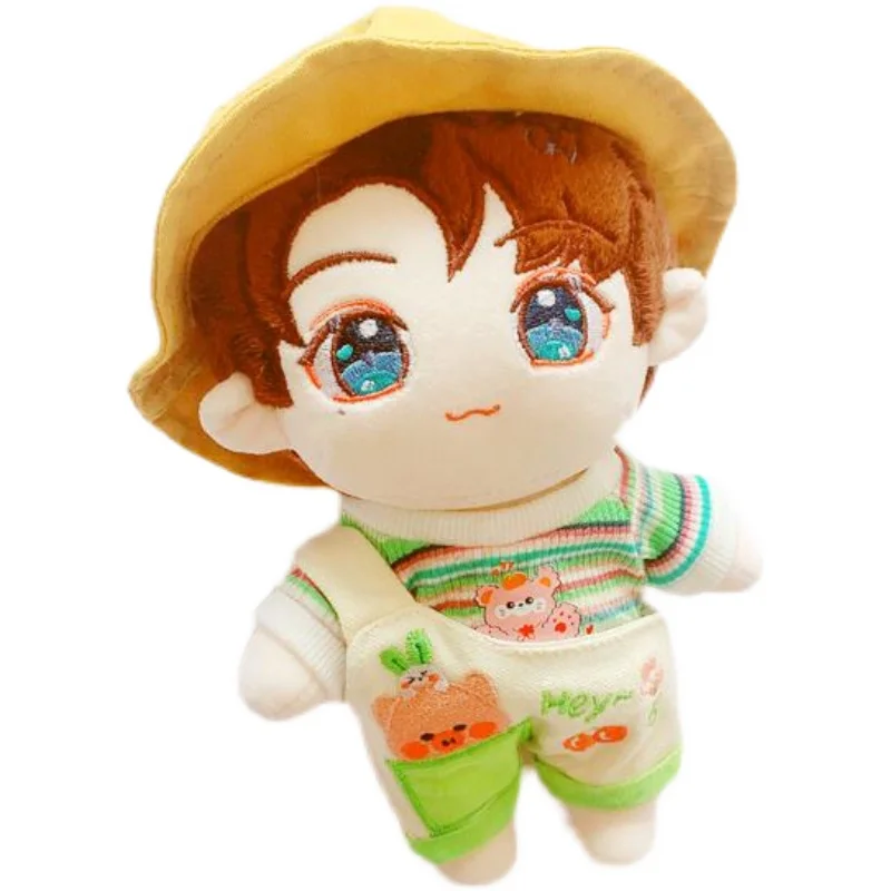 

[MYKPOP] KPOP Plush Doll and Clothes: 20cm / 8 inch Doll with Shirt + Hat + Overalls KPOP Fans Collection SC23033012