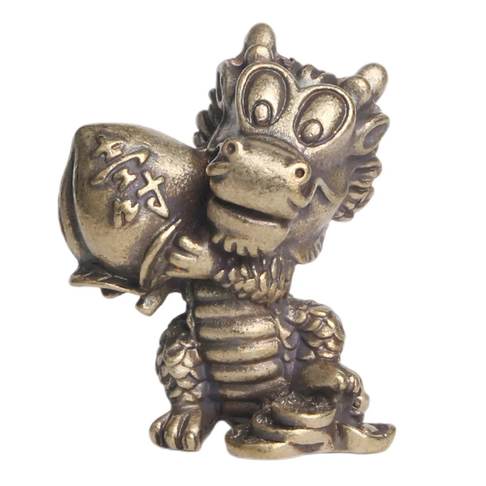 

Desktop Birthday Peach Adornment Retro Style Craft Brass Sculpture