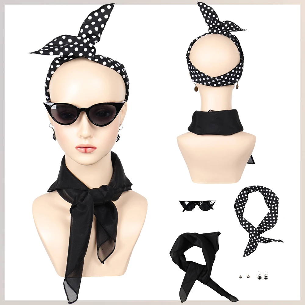 Женский ретро-костюм для косплея на Хэллоуин в стиле 1920-х годов аксессуары