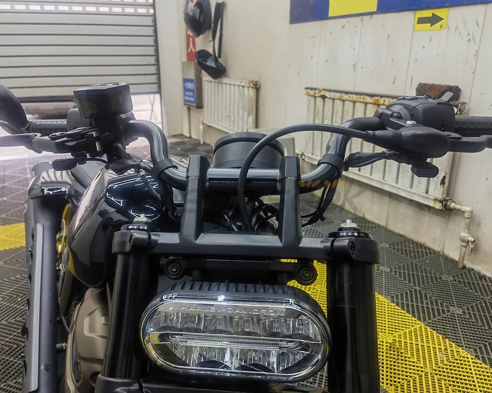 Светодиодные габаритные указатели поворота на руле мотоцикла для Harley Sportster S RH1250 2021 2022 2023, индикатор с ЧПУ, дымчатыеянтарные линзы (art.: 3920ccefcfbc9) - 3920ccefcfbc9