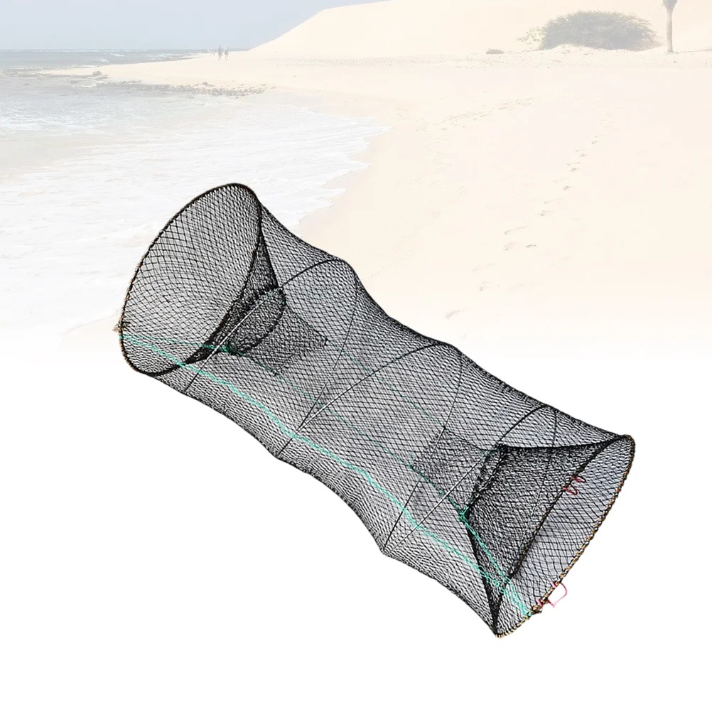 

1PCS Folding Fishing Cast Trap Collapsible Fishing Basket Foldable Bait Cast Bait Cast Net Landing Fishing Net Fishing tackle