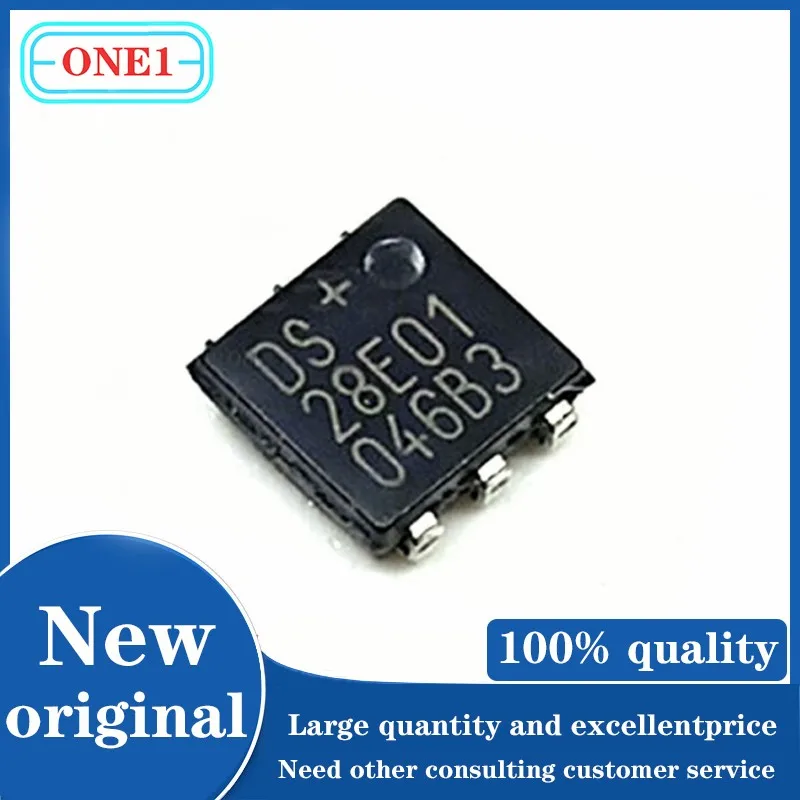 

1PCS/lot Chip New original DS28E15P+ IC EEPROM 512 1WIRE 6TSOC