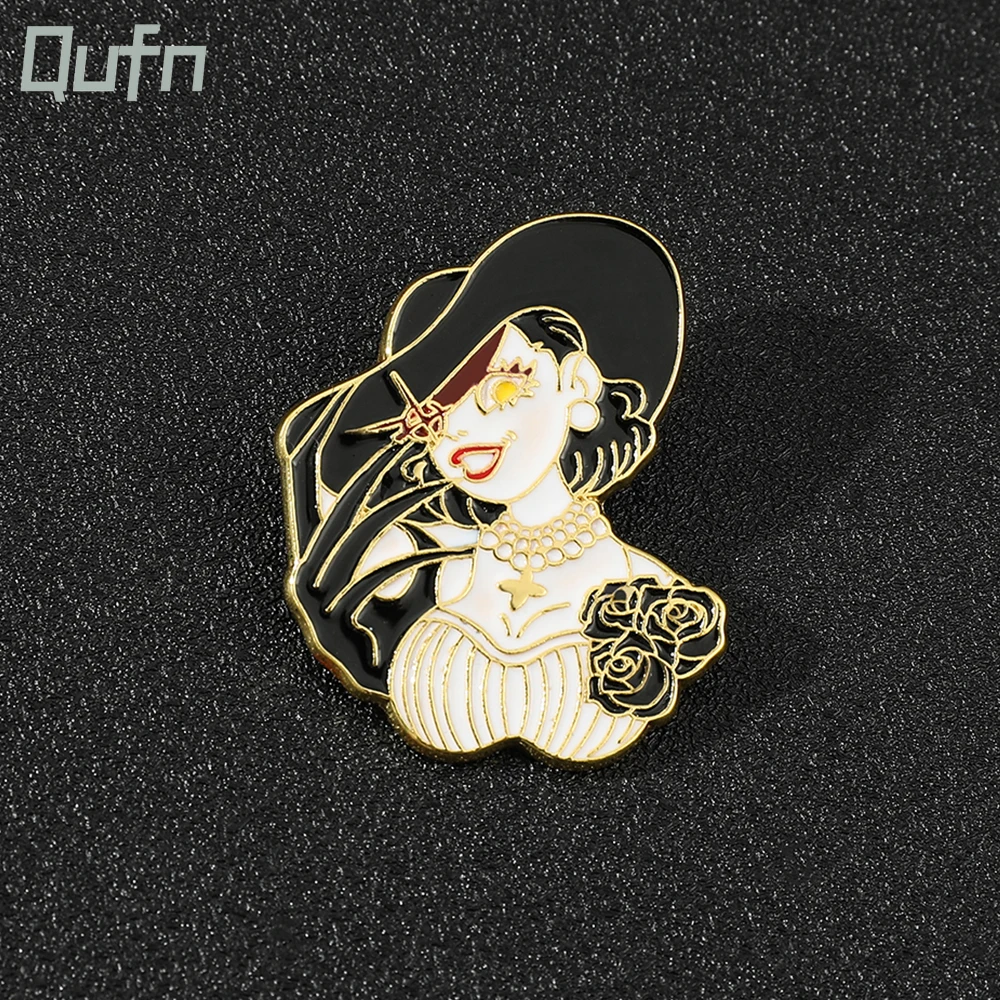 Эмалированная булавка с изображением злых леди жителя деревни, брошка на лацканы, металлическая искусственная сумка, ювелирные изделия, аксессуары, подарки для друзей