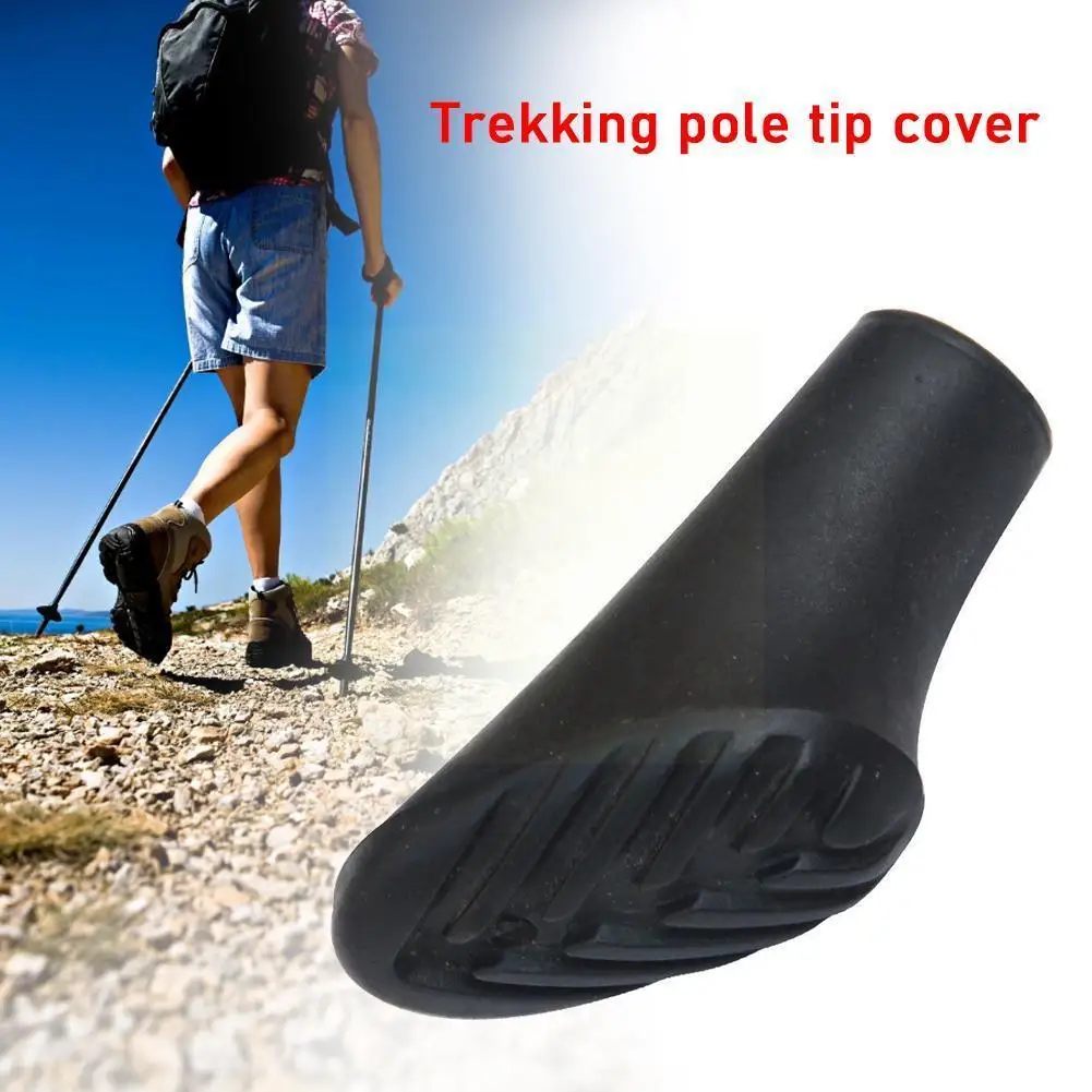 

6pcs Trekking Pole Tip Cover Rubber Material Cane Replacement Climb Outdoor Caps Durable Stick Protector Lightweight Access A7z2