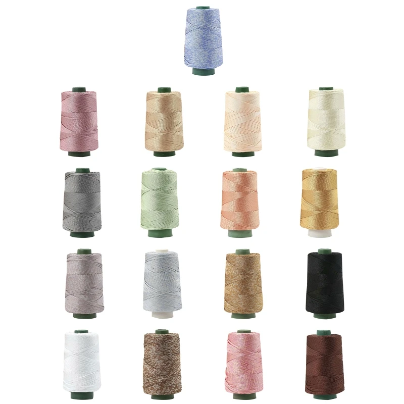 

Bright Silk Medium Thick Wool Mercerized Cotton Linen Ice Rope Woven Supplies for Summer Hat Shoes Handbag Crafts
